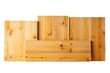 © Putt_Sanplee - A collection of pine wood boards with their distinctive knots and yellow-brown hues, showcasing the natural beauty of this softwood