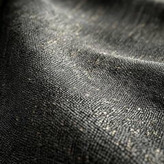 Canvas Print - Close-up of black fabric