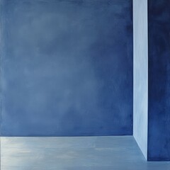 Poster - Blue wall corner