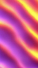 Aufkleber - Wavy Golden and Purple Metallic 3D Background
