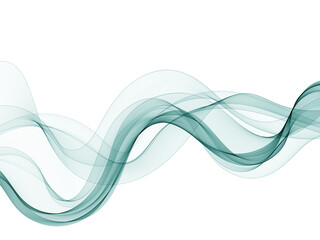 Wall Mural - abstract blue wave. layout for business idea. template for advertising. eps 10