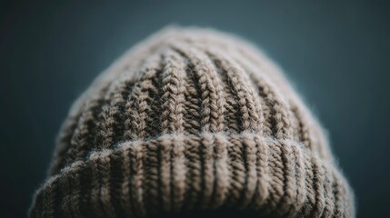 Sticker - empty mock up Knitted hat 