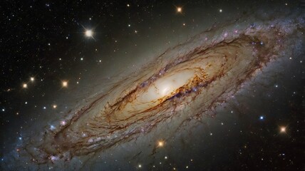 Wall Mural - milky way dense structure ai gen