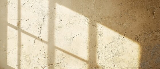 Wall Mural - Sunlight streams through a window.