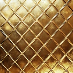 Canvas Print - Shiny gold diamond pattern