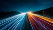 © decorator - Vibrant nighttime highway scene symbolizing the dynamic and fast paced world of digital marketing