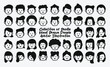 © purpfectcreative.std - Collection of Doodle Hand Drawn People Avatar Illustration