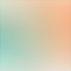 Wall Mural - Soft gradient background featuring soothing hues of teal and peach, perfect for various design applications.