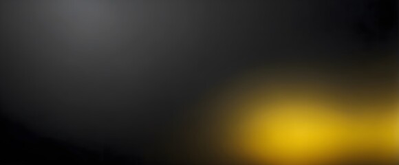 Poster - yellow and black gradient blur background