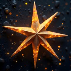 Wall Mural - background with stars