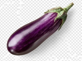 eggplants on a white background