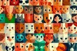 © Sebastian - Colorful illustration of diverse animals and people in a playful, geometric style.