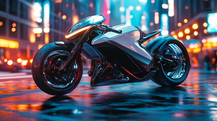 Poster - Modern motorcycle