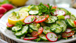 © Yelena - Cucumber Salad Recipe Fresh Healthy and Easy