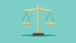 © Thanayut - Balancing Justice Scales - Flat Design Illustration of Fair and Impartial Legal System
