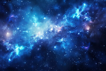 Wall Mural - beautiful space background, with stars and nebulae. generative ai