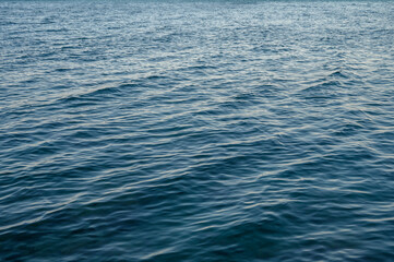 aerial view of blue sea surface