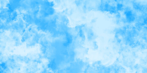 Wall Mural - Abstract white and blue color frozen ice surface design background. oft sky blue watercolor sky and clouds, Light blue background with watercolor. gradient light white sky background with clouds.	