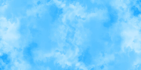 Wall Mural - Abstract white and blue color frozen ice surface design background. oft sky blue watercolor sky and clouds, Light blue background with watercolor. gradient light white sky background with clouds.	