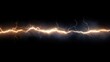 © missisya - Abstract Electric Lightning Bolt on Black Background