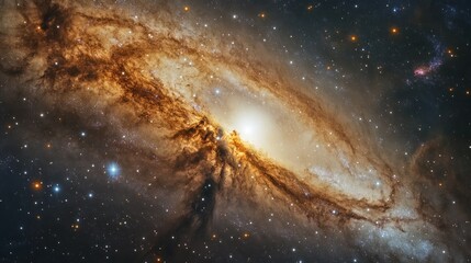 Poster - A Stunning Cosmic View of the Andromeda Galaxy