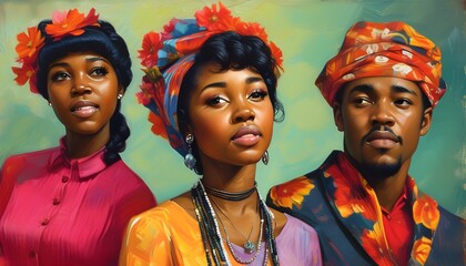 Soulful Moments of Vibrant Culture: Portraits Celebrating Black Individuals in the Transformative Era of the 1960s and 1970s