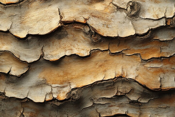 Wall Mural - Birch Bark Background