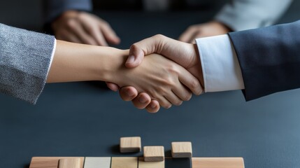 Business Handshake Agreement Partnership Deal