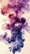 © olegganko - Colorful smoke swirling in dynamic patterns against a light background