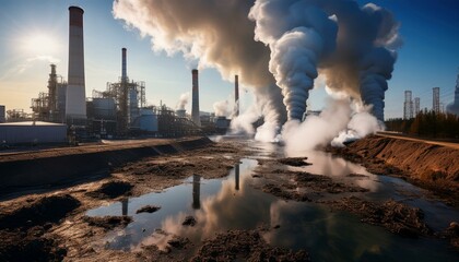 Wall Mural - air pollution 