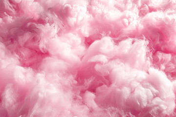 Wall Mural - pink smoke clouds with a pink background. generative ai.,