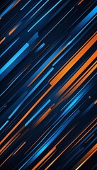 Wall Mural - wall background geometric abstract banner lights technology orange texture lines pattern futuristic 