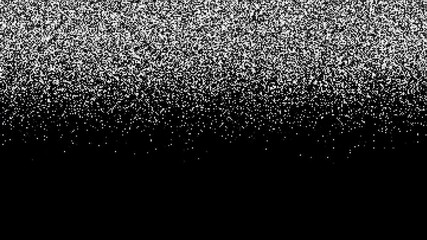 Poster - TV noise grain on screen at no antenna signal. Digital noise. Close up of a black and white noise with