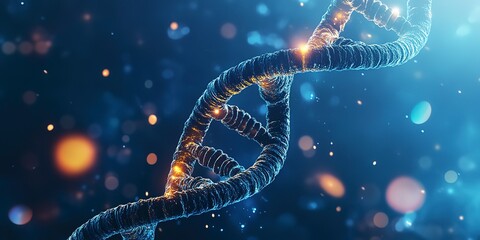 Wall Mural - wallpaper science helix cell genetic medical biotechnology biology bio. technology gene dna abstract