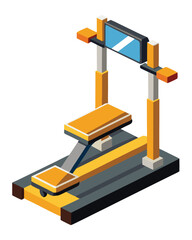 Weight benches vector illustration