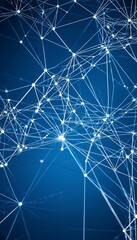 Wall Mural - plexus design background network connections 3d aig21 network abstract business technology digital p