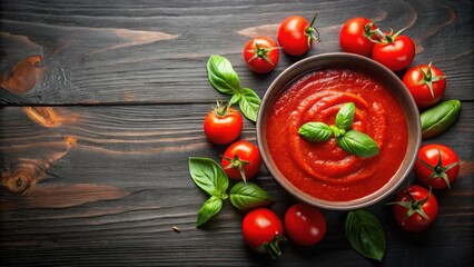 Smooth tomato puree perfect for sauces, soups, and stews, tomato, passata, puree, sauce, soup, stew, cooking, ingredient, Italian