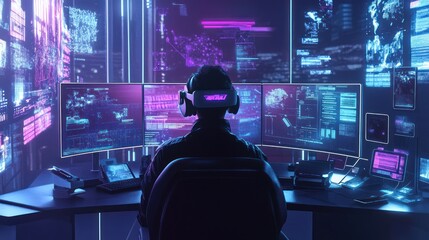 Hacker in a Virtual Reality World