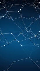 Wall Mural - gradients digital panorama symbolizing subtle technological lines sleek nodes forming connectivity i