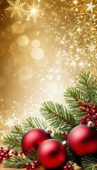 Wall Mural - christmas shiny wallpapers  red background christmas glistering star abstract light bokeh new year holiday pattern sparkle bright shiny effect defocused glamour colours decoration glow blur dark
