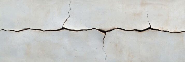 Weathered Concrete Wall with Cracks - A detailed texture of a concrete wall with cracks, showcasing the passage of time and the elements. It represents strength, resilience, and the beauty of imperfec