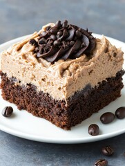 Poster - Delicious chocolate cheesecake dessert