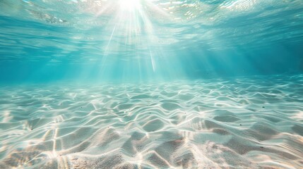 Wall Mural - Sunlight Under The Ocean