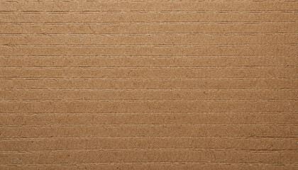 Wall Mural - Closeup of brown cardboard texture