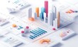 © AhmadTriwahyuutomo - Infographic-Style Wallpaper with Colorful Sustainability Metrics and Data Visualization