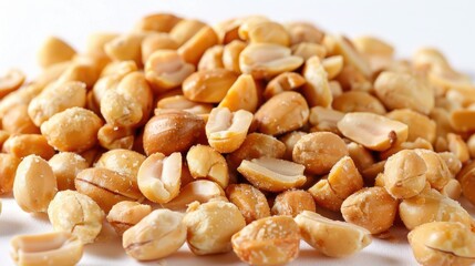 Wall Mural - Close-up of Roasted Peanuts