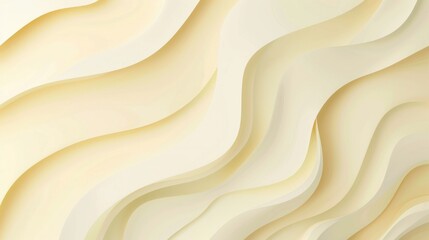 Poster - Abstract Beige Wave Background