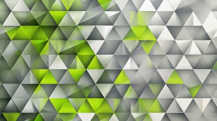 Abstract Geometric Green and Grey Triangles