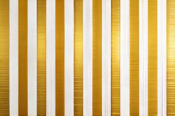 Wall Mural - vertical gold and white stripes abstract pattern