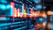 © Atchariya63 - Data visualization with colorful bars and lines on digital interface, showcasing financial or analytical trends.